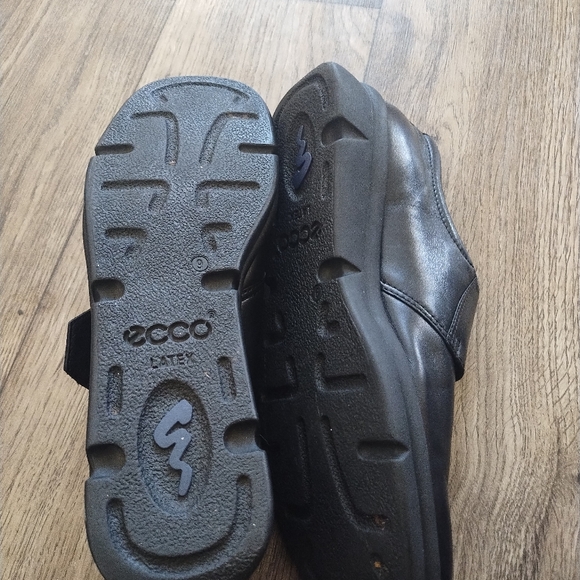 WOMEN'S ECCO CASUAL BLACK LEATHER DRESS SHOES GB SIZE 9 - Picture 7 of 11